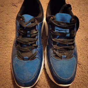 Womens blue sneakers